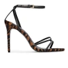 Black Suede Studio Miley 100 Sandal In Brown