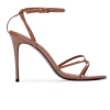 Black Suede Studio Miley 100 Sandal In Brown