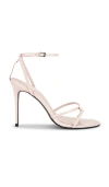 Black Suede Studio Miley 100 Sandal In Neutral
