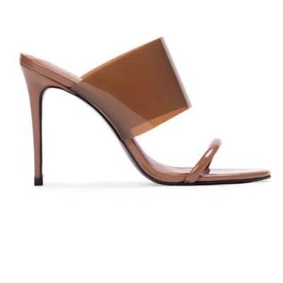 Black Suede Studio Nebula 100 Mule In Brown