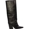 Black Suede Studio Nev 100 Leather Boot In Black