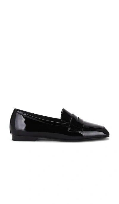 BLACK SUEDE STUDIO NINA LOAFER