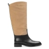 Black Suede Studio Pace 40 Boot In Brown