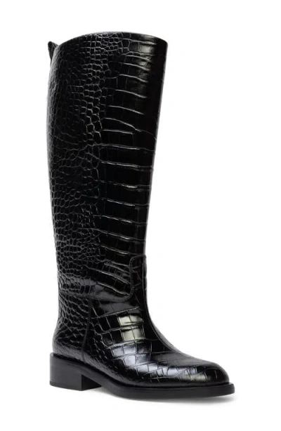 Black Suede Studio Pace Tall Boot