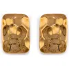 Black Suede Studio Rana Earring In Gold