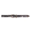 Black Suede Studio Ring Belt
