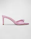 Black Suede Studio Albie Slide Sandal In French Vanilla