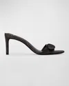 Black Suede Studio Lenny 65 Buckle Sandal In Dark Brown Distressed Nubuck