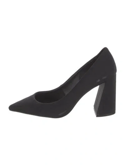 Pre-owned Black Suede Studio Suede Pumps In Black