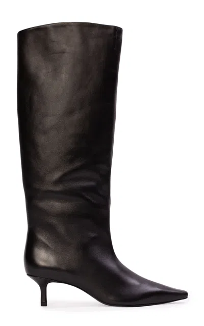 BLACK SUEDE STUDIO BLACK SUEDE STUDIO SUTTON LEATHER BOOTS
