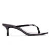 Black Suede Studio Tash 50 Patent Sandal In Black