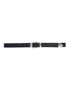 Black Suede Studio Tefi Belt In Blue