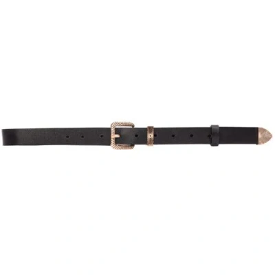 Black Suede Studio Una Belt