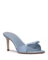 Black Suede Studio Albie Slide Sandal In Blue