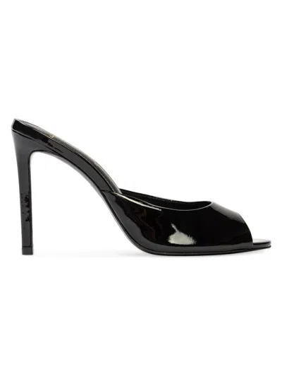 Black Suede Studio Women's Alessia Patent Mules In Black