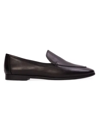 BLACK SUEDE STUDIO WOMEN'S ALLIE LEATHER LOAFERS