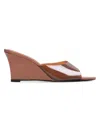 Black Suede Studio Alper 70 Mule In Brown