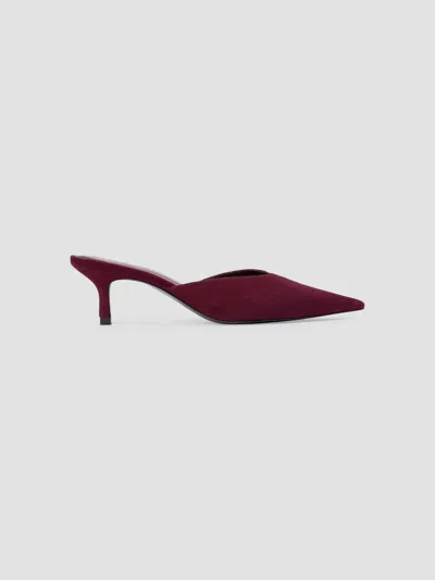 Black Suede Studio Women's Analisa 50mm Mules In Cardovan Suede