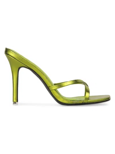 Black Suede Studio Women's Arielle Leather Sandals In Beige