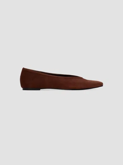 Black Suede Studio Women's Ayra Suede Ballerinas