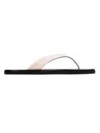 Black Suede Studio Bae Sandal In Coconut Leather