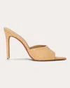 Black Suede Studio Bella Mule In Neutrals