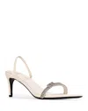 Black Suede Studio Women's Bowie Crystal Embellished Slingback Sandals In Coconut