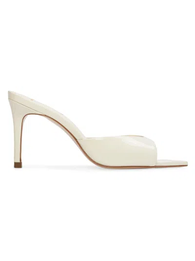 Black Suede Studio Women's Brea Patent Leather High Heel Sandals In Neutral