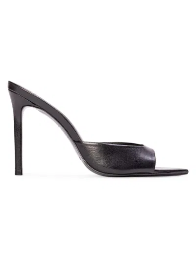 BLACK SUEDE STUDIO WOMEN'S BREA LEATHER MULES
