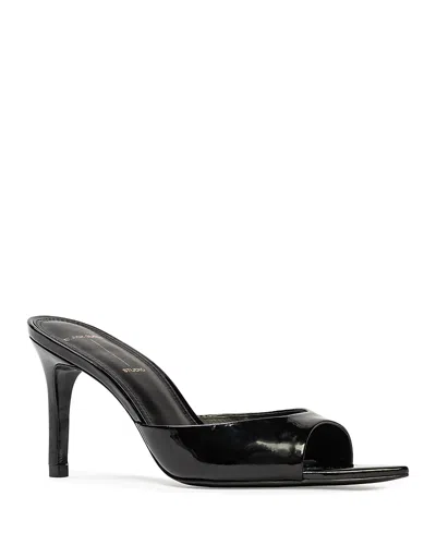 Black Suede Studio Freddie 65 Mule In Black