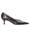Black Suede Studio Briar 50 Leather Pump In Black