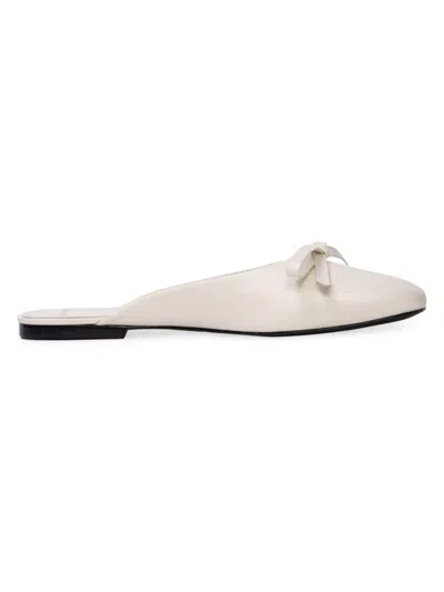 Black Suede Studio Women's Cassy Ballet Flats In Coconut