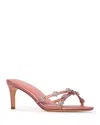 Black Suede Studio Women's Daisy Embellished Sandals In Rose