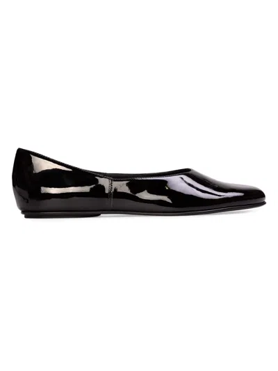 BLACK SUEDE STUDIO WOMEN'S EZRA BALLET FLATS