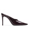 Black Suede Studio Fallon 100 Pump In Burgundy