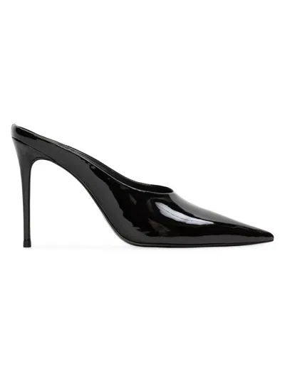 Black Suede Studio Women's Fallon 100mm Patent Pumps In Black