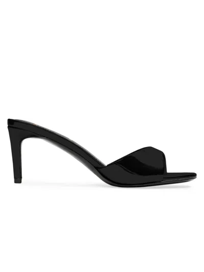 Black Suede Studio Women's Freddie 65 Patent Mules In Black