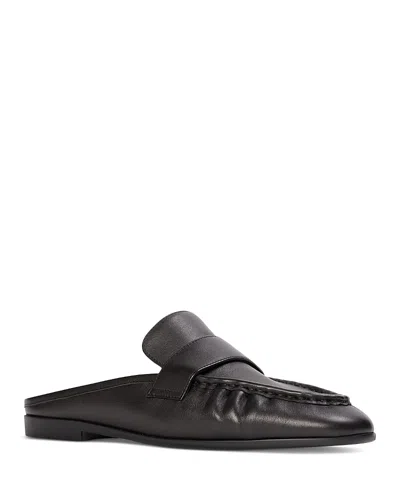 Black Suede Studio Women's Gabby Loafer Mules In Black