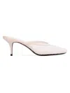 Black Suede Studio Giuly 65 Mule In Neutral