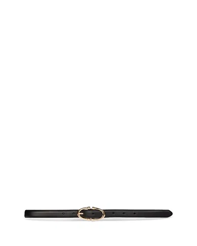 Black Suede Studio Women's Halo 18k Gold Plated Buckle Belt In Multi