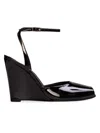 Black Suede Studio Idetta 100 Sandal In Multi