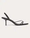 Black Suede Studio Iris 65 Mule In Black