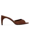 Black Suede Studio Jazz 70 Suede Mule In Brown