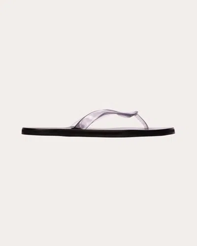 Black Suede Studio Women's Jeli Transparent Sandal