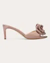 Black Suede Studio Josey 65 Mule In Pink