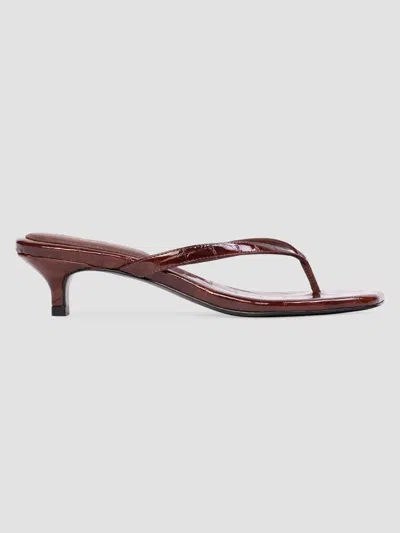 Black Suede Studio Kendal Croc Patent Leather Sandals In Multi