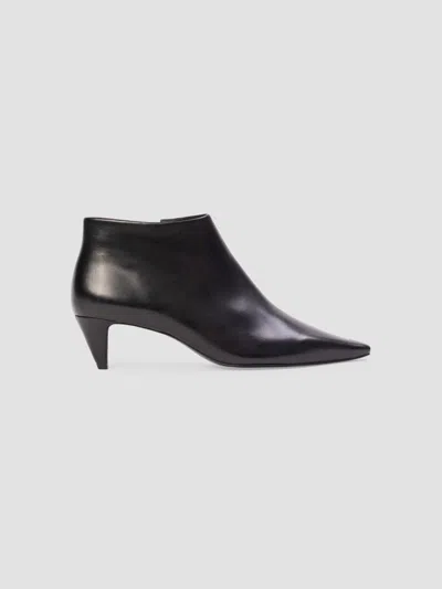 Black Suede Studio Women's Kora Boots In Black Leather