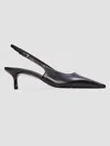 Black Suede Studio Lainey 50 Pump In Black