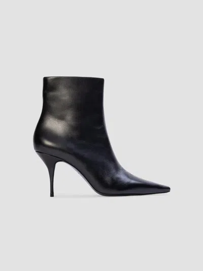 BLACK SUEDE STUDIO WOMEN'S LAINEY 80MM HEELED BOOTS