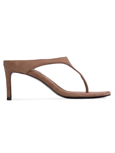 Black Suede Studio Women's Laurel 65mm Suede Mules In Brown